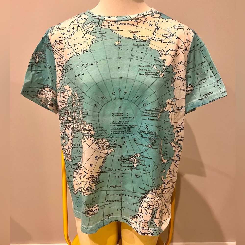 SHEIN Curve 0XL Map Tee